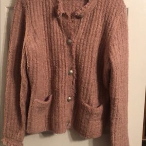 Express Cropped Blazer Sweater
